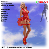 *FD* Charisma Outfit [Boxed] Red
