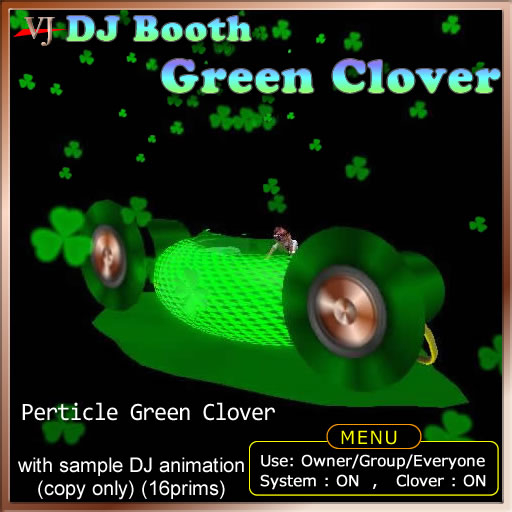 DJ Booth Green Clover