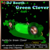 DJ Booth Green Clover