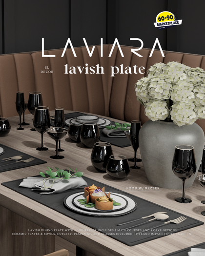 LAVIARA x UNIVERSA - Lavish Plate w/ Food Rezzer