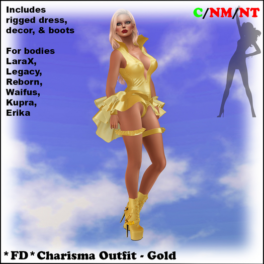*FD* Charisma Outfit [Boxed] Gold