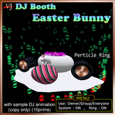DJ booth Easter Bunny