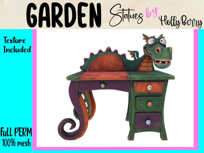 HB: Child's Dragon Desk FuLL PERM