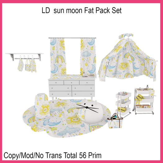 LD  sun moon Fat Pack Set