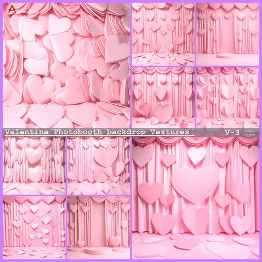 Valentine backdrop Textures