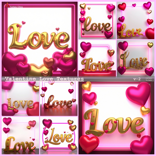 Valentine Love Textures