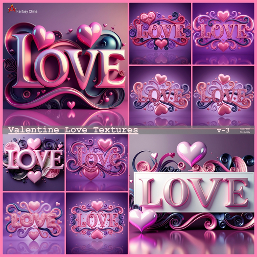 Valentine Love Textures