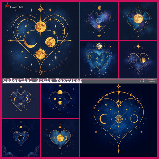  Valentine Celestial Souls Textures