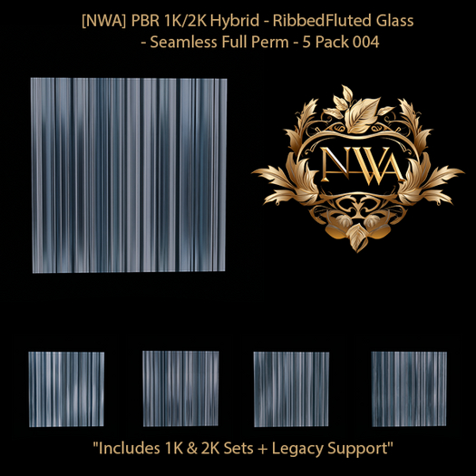 [NWA] PBR Hybrid - Ribbed Fluted Glass (Standard Architectural)