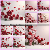  Valentine Floral Backdrop Textures