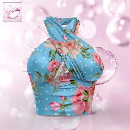 Sky Rose Wrapped Top Legacy