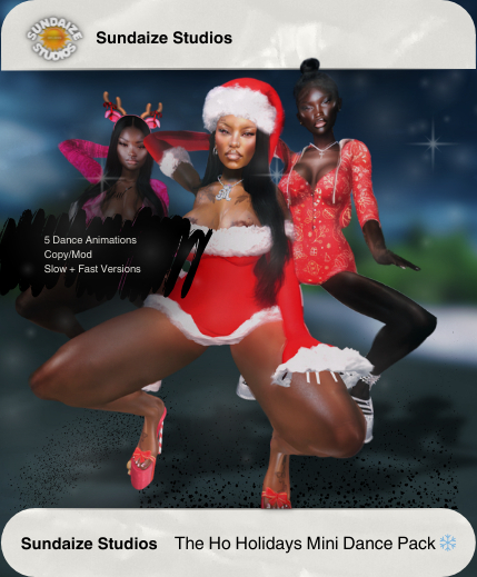 SUNDAIZE STUDIOS: A HO HOLIDAYS MINI DANCE PACK