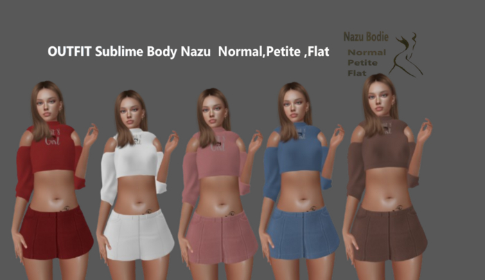 OUTFIT Sublime Body Nazu  Normal,Petite ,Flat