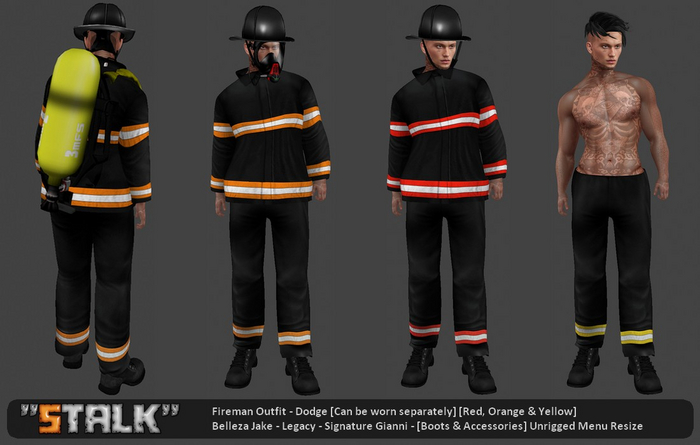 Fireman Outfit - Dodge [DEMO]