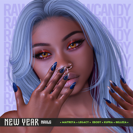 ::RawCandy:: New Year Almond Nails