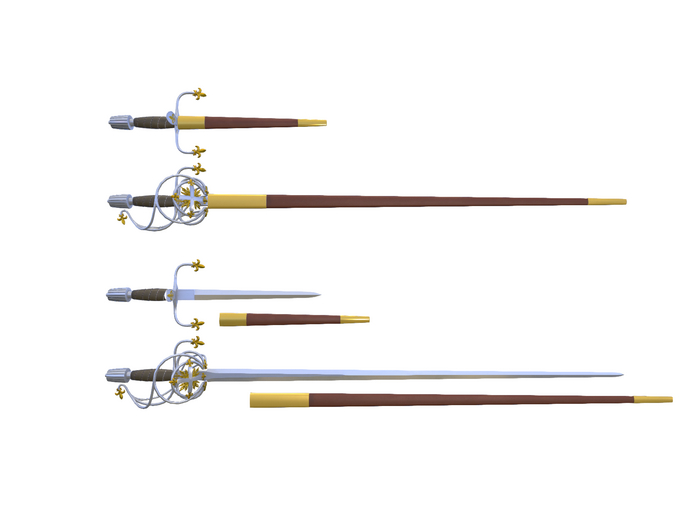 Musketeer Rapier & Dagger
