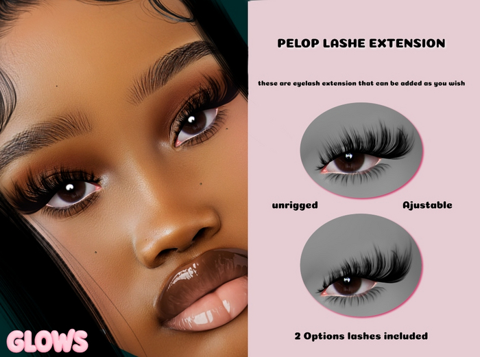 GLOW'S-PELOP EXTENSION LASHES