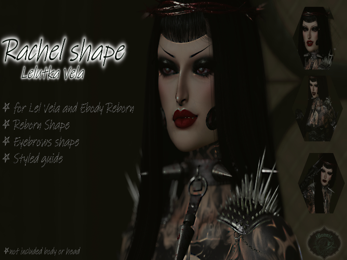 Rachel  Shape | Lelutka Vela - VIDEO DEMONSTRATION