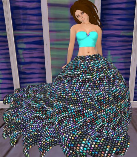 Sequin Mardigras Gown