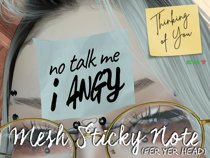 Second Life Marketplace - [forehead] NO TALK ME - Thinking of You ...