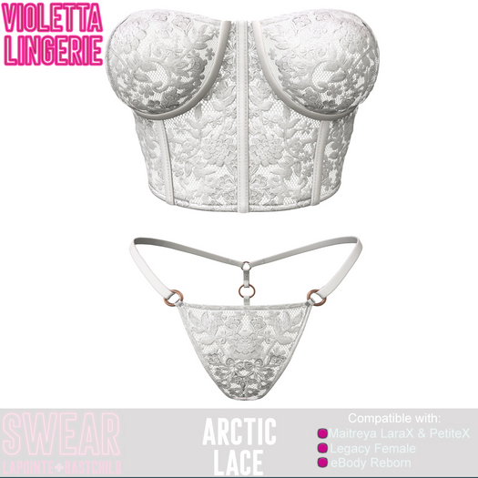 Corset - Violetta Lingerie LACE ARCTIC