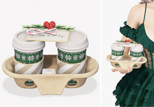 Dahlia - Snowbound - Lattes & Candy Canes -  L&R  Holdable, Wearable, & Decor