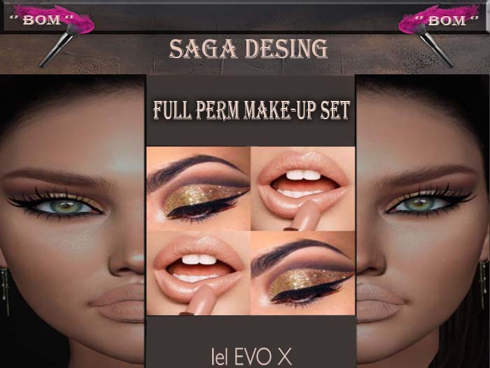 ''SaGa Design'' Full Perm Make-up New Set 025