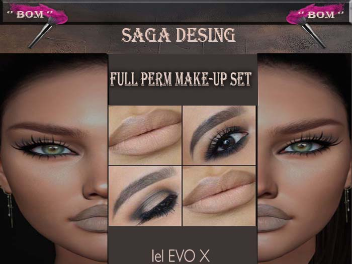 ''SaGa Design'' Full Perm Make-up New Set 026
