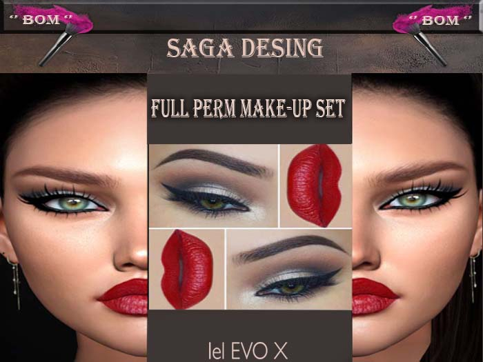 ''SaGa Design'' Full Perm Make-up New Set 029