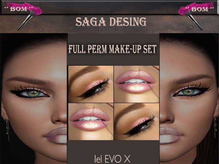 ''SaGa Design'' Full Perm Make-up New Set 032