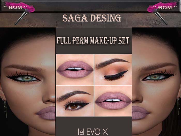 ''SaGa Design'' Full Perm Make-up New Set 033