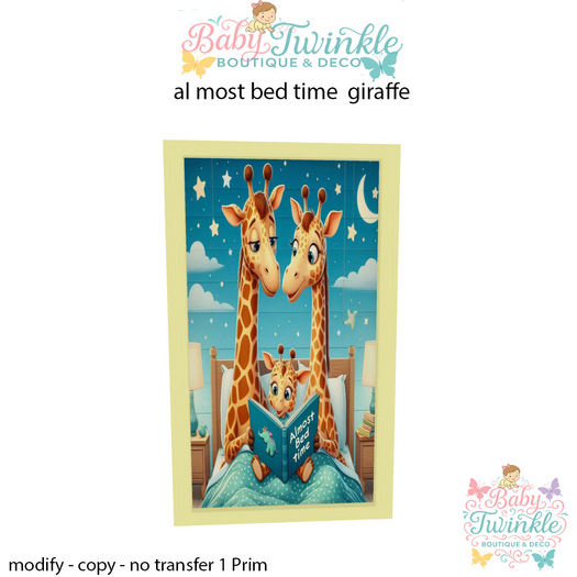 BTBD al most bed time  giraffe