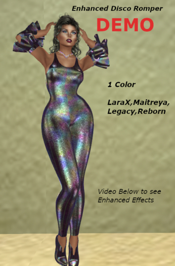 Ehanced Disco Romper - Add Me-DEMO