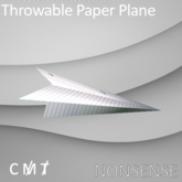 Throwable Paper Plane
