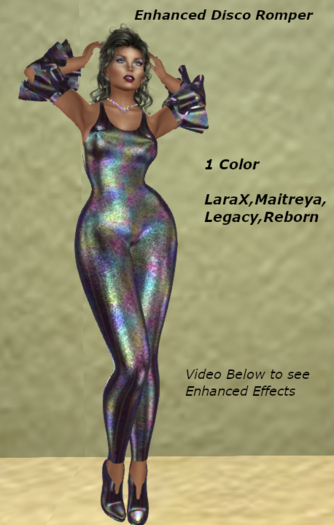 Enhanced Disco Romper  - Add Me