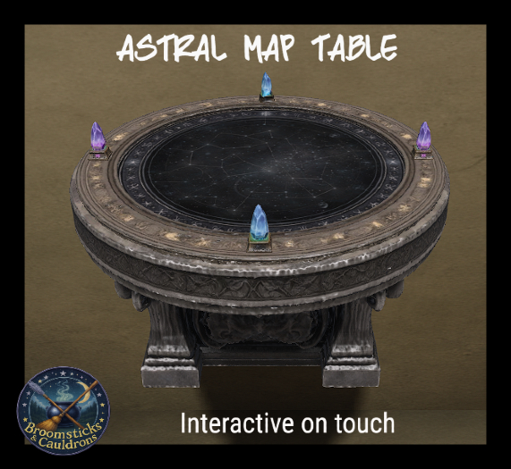 B&C Astral Map Table