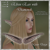 Elven Ears with Diamonds
