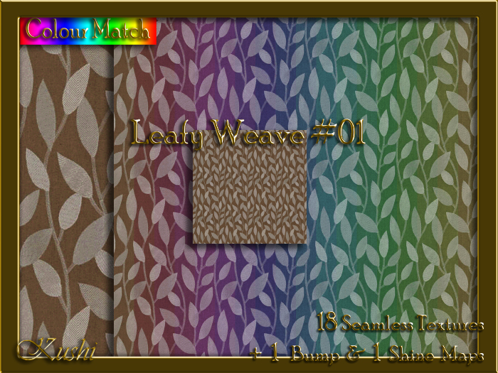 Leafy Weave #01 Texture Pack