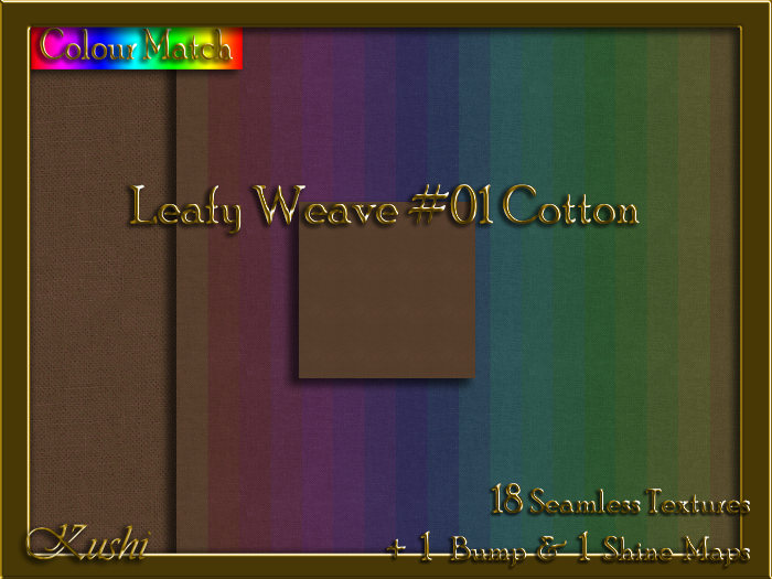 Leafy Weave #01 COTTON Texture Pack