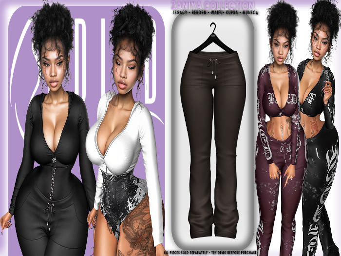 BODIED: Zaniya Pants - Brown