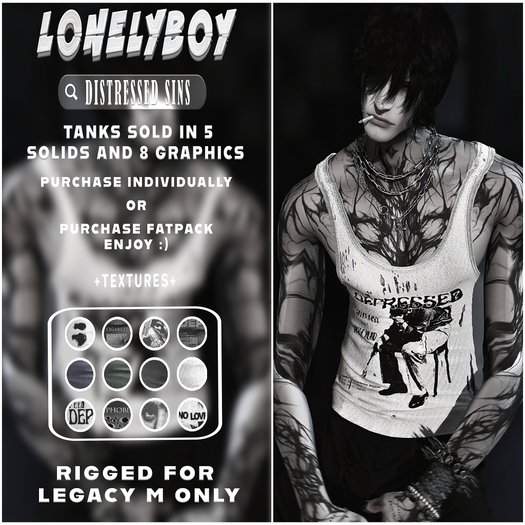 LONELYBOY - Distressed Sins FP