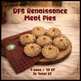 DFS Renaissance Meat Pies 76 EP - ACTUAL ITEM