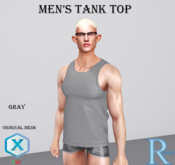 Razzles-Men's Tank Top-Grey