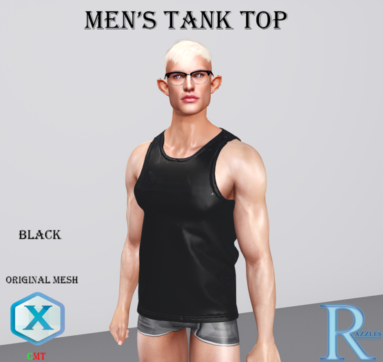 Razzles-Men's Tank Top-Black