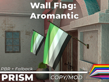 (Peacock) Aromantic Pride Flag