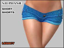 STEPHANIE SHORT SHORTS, MEDIUM BLUE, LEGACY
