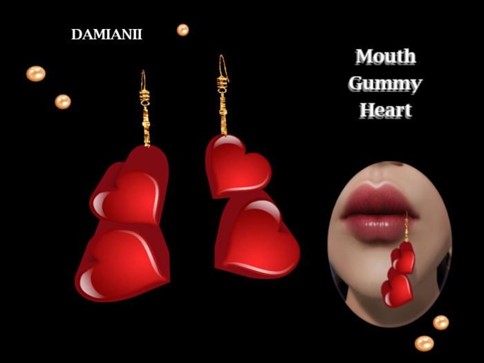 Mouth Gummy Heart BOX