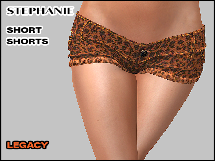 STEPHANIE SHORT SHORTS, LEOPARD PRINT, LEGACY