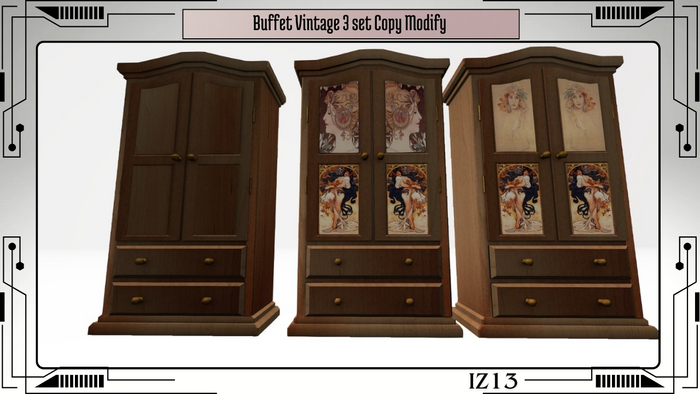 Buffet Vintage Set - Mesh (Copy/Modify, 