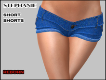 STEPHANIE SHORT SHORTS, DARK BLUE, REBORN 